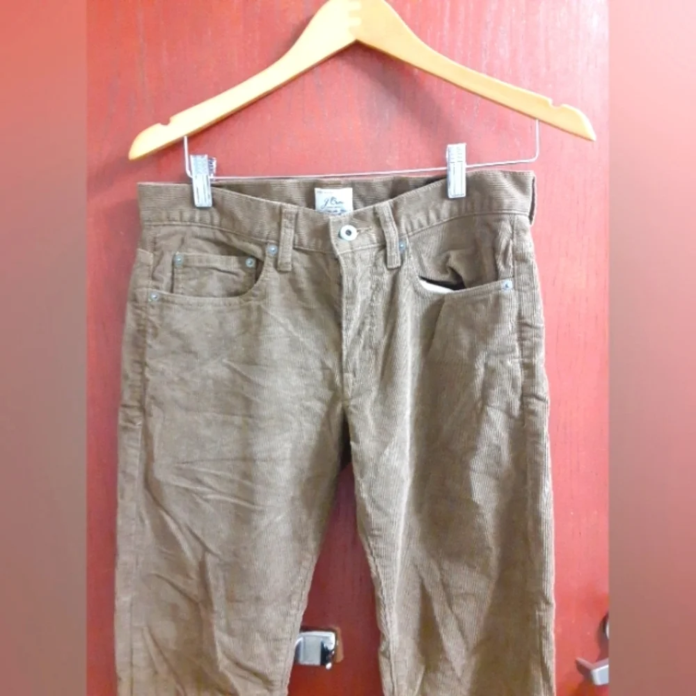 J Crew Men's 484 Slim Corduroy Pants Brown Size 29/32 Good Condition